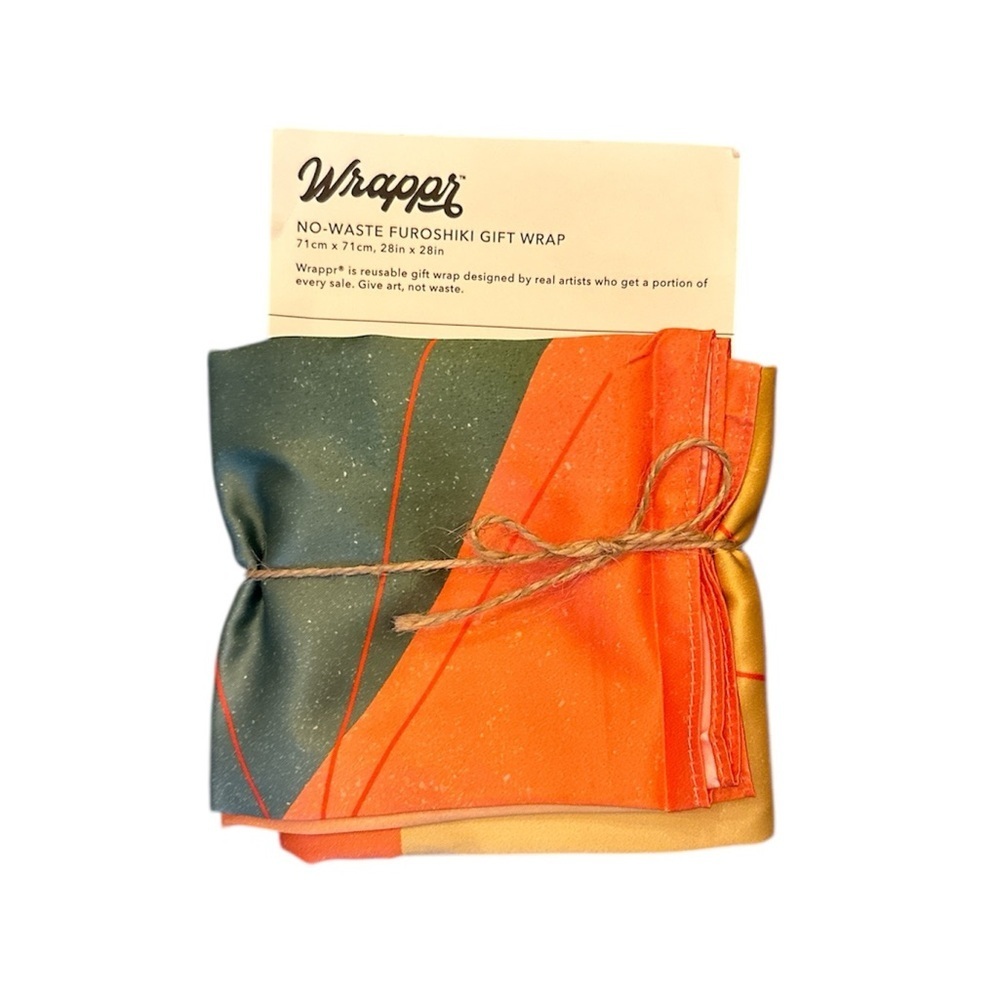 NWT, Furoshiki, Gift Wrap,‎ 35", Polyester